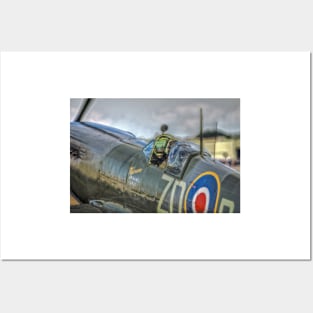 Supermarine Spitfire MkIXb Cockpit Posters and Art